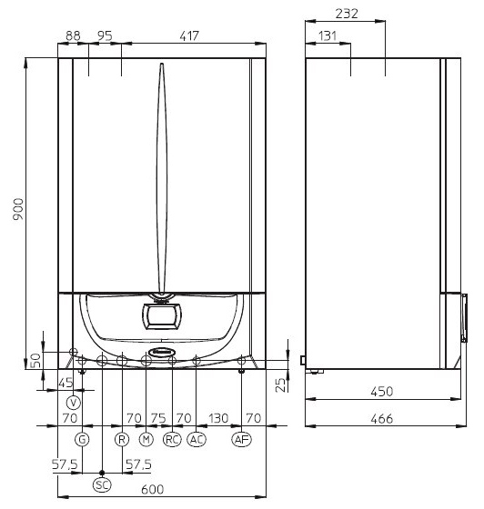 Piec gazowy Immergas Victrix Superior 6,9-32kW zasobnik 54L - obrazek 3