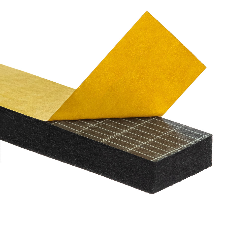 Uszczelka 15x40mm 40°ShA samoprzylepna EPDM 10mb wzmocniona
