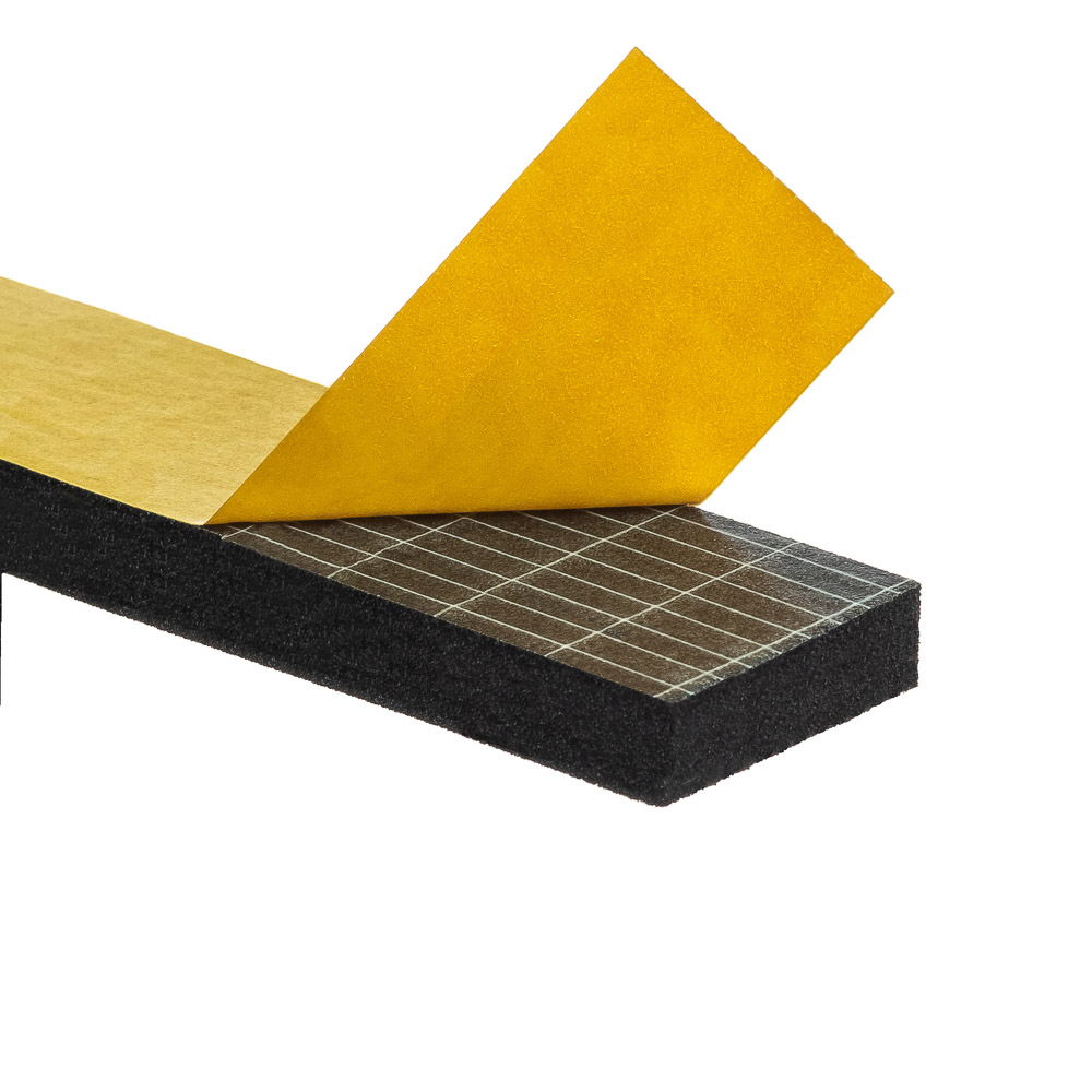 Uszczelka 6x30mm 40°ShA samoprzylepna EPDM 10mb wzmocniona