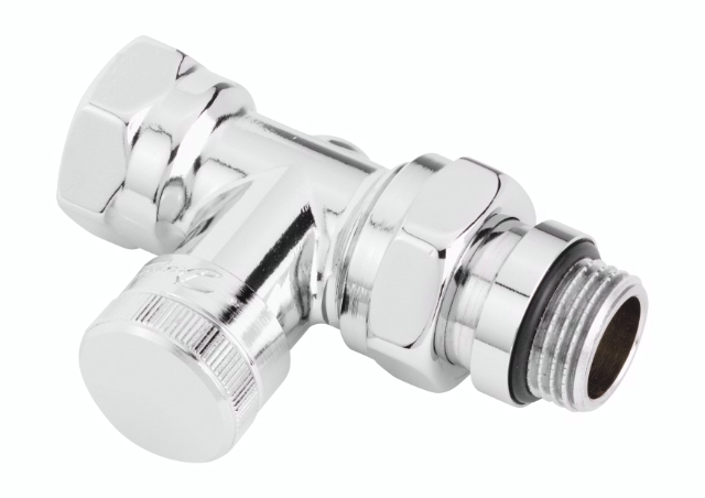 Zawór odcinający Danfoss RLV-CX 1/2 prosty chrom