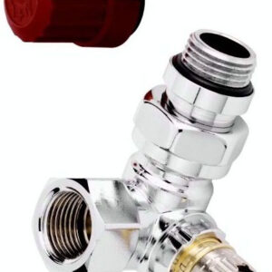 Zawór termostatyczny Danfoss RA-NCX kątowy prawy chrom RA-N 22,9mm