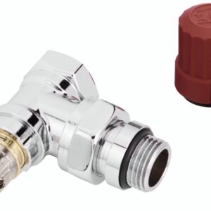 Zawór termostatyczny RA-NCX kątowy chrom RA-N 22,9mm