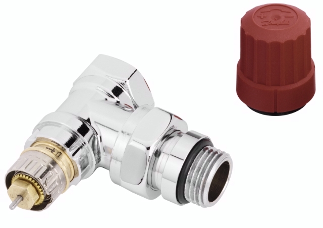 Zawór termostatyczny RA-NCX kątowy chrom RA-N 22,9mm