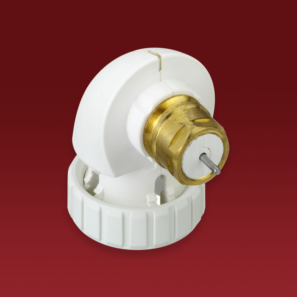 Adapter kątowy do głowicy na zawór z mocowaniem RA-N 22,9mm