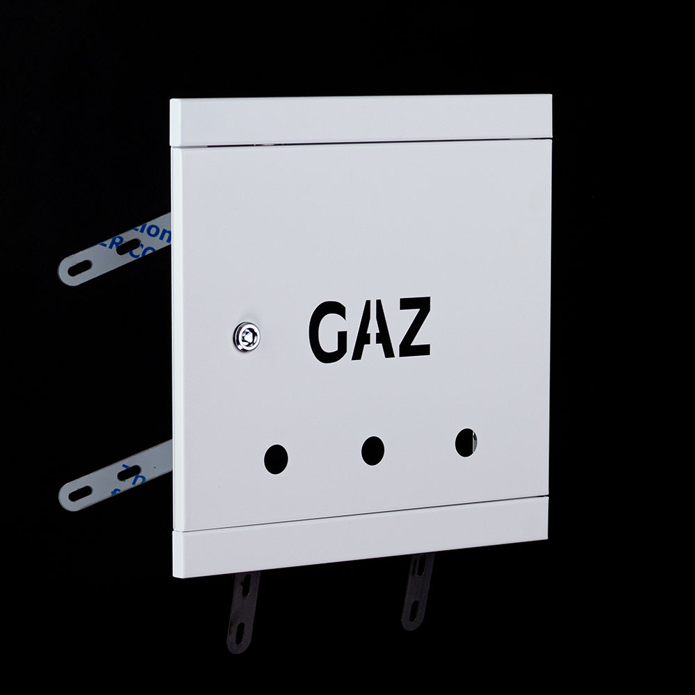 Drzwiczki Gazowe 25x25x3 cm TB białe na licznik zawór