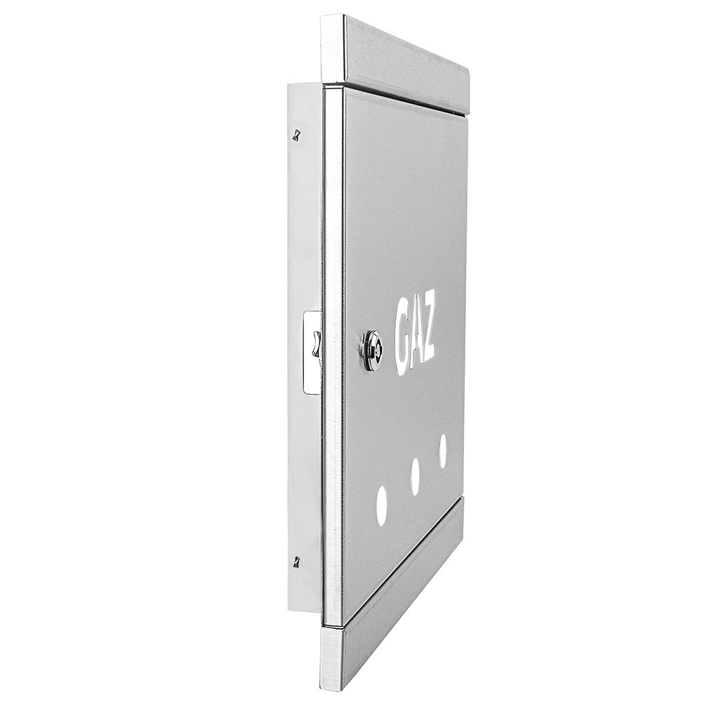 Drzwiczki Gazowe 25x25x3 cm TB inox na licznik zawór