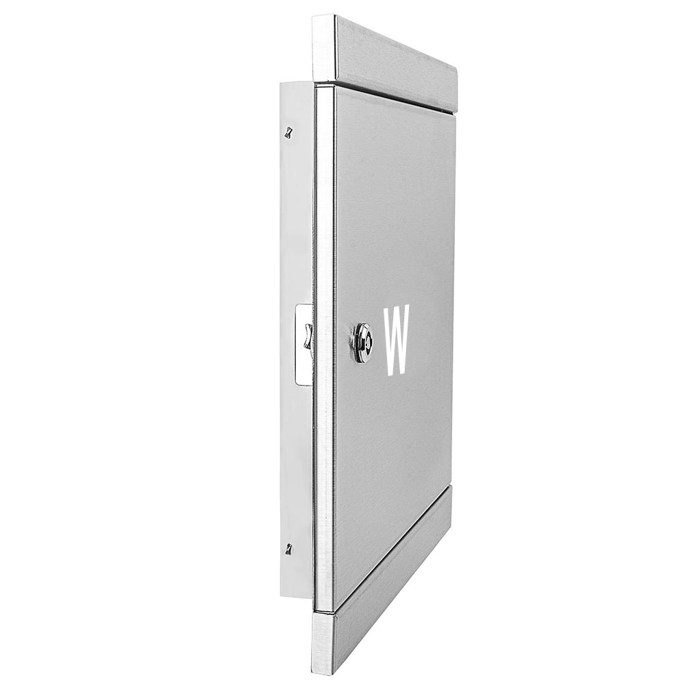Drzwiczki Woda 25x25x3 cm TB inox na licznik zawór