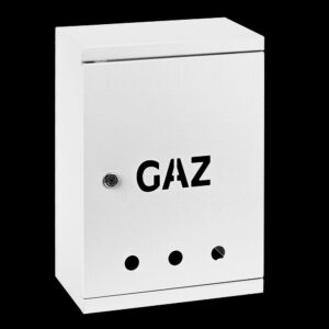 Skrzynka gazowa 35x25x15 cm TB biała na licznik zawór
