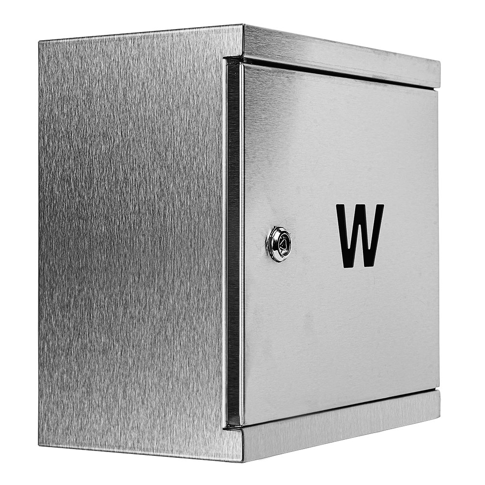 Skrzynka Woda 25x25x20 cm TB inox na licznik zawór wody