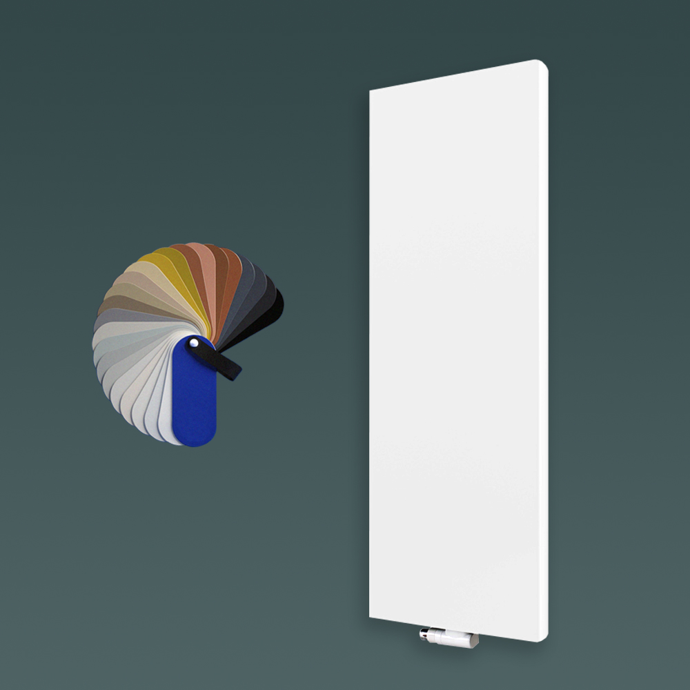Grzejnik PURMO Kos V 22 2100x450x107mm przyłącze D50mm RAL 9016 - obrazek 3