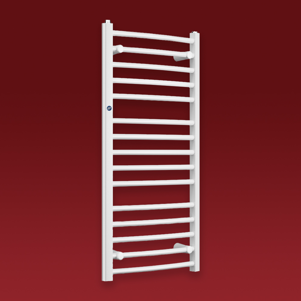 Grzejnik łazienkowy Ambra 1230x500mm przyłącze D450mm RAL 9016