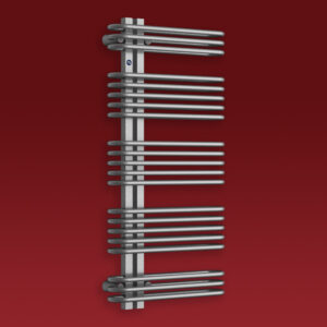 Grzejnik łazienkowy Astro 1198x600mm przyłącze D50mm aluminium RAL 9016