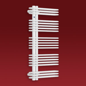 Grzejnik łazienkowy Astro 1610x600mm przyłącze D50mm RAL 9016