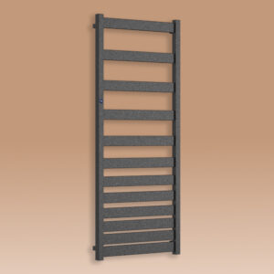 Grzejnik łazienkowy BELTI 1203x400mm przyłącze D370mm grafit RAL 9016