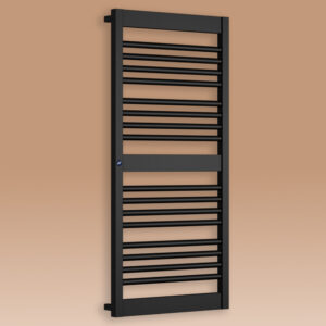 Grzejnik łazienkowy Frame 570x500mm przyłącze boczne B500mm czarny mat RAL 9016