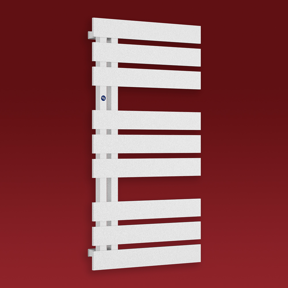 Grzejnik łazienkowy Nameless 1186x500mm przyłacze D50mm biały struktura RAL 9016