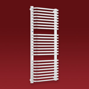 Grzejnik łazienkowy Standard 1402x600mm przyłącze D550mm RAL 9016