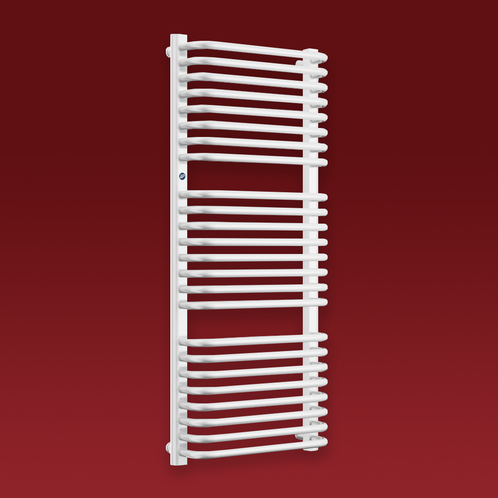 Grzejnik łazienkowy Standard 1402x500mm przyłącze D450mm RAL 9016
