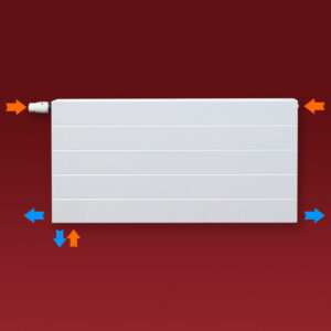 Grzejnik Stelrad Style 22 600x1100x102mm przyłącze D50/B550mm lewy RAL9016