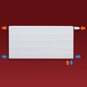 Grzejnik Stelrad Style 22 600x1100x102mm przyłącze D50/B550mm RAL9016